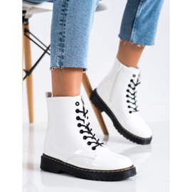 SHELOVET Bottes blanches à la mode 2