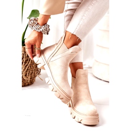 PS1 Bottines Chaudes Jodhpur boots Beige Bonne Idée 1