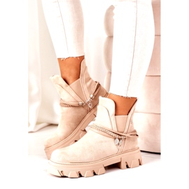 PS1 Bottines Chaudes Jodhpur boots Beige Bonne Idée 3