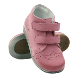 Chaussures en cuir rose Hugotti 3