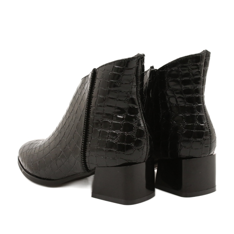 M.Daszyński Bottes zippées isolées Daszyński MR2130-8 noir 3