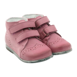 Chaussures en cuir rose Hugotti 4