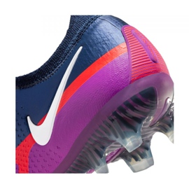 Chaussures de football Nike Phantom GT2 Elite Fg M CZ9890-415 orange, violet, marine violet 1