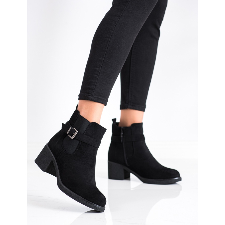 Marquiz Bottes décontractées confortables le noir 2