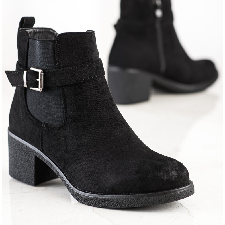 Marquiz Bottes décontractées confortables le noir 1