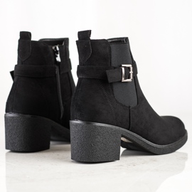 Marquiz Bottes décontractées confortables le noir 4