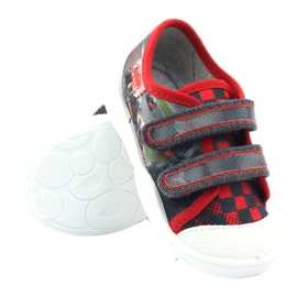 Chaussures enfants Befado, baskets, pantoufles 907p093 rouge gris 3