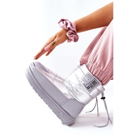 Bottes de neige pour femmes Big Star II274118 Argent 1
