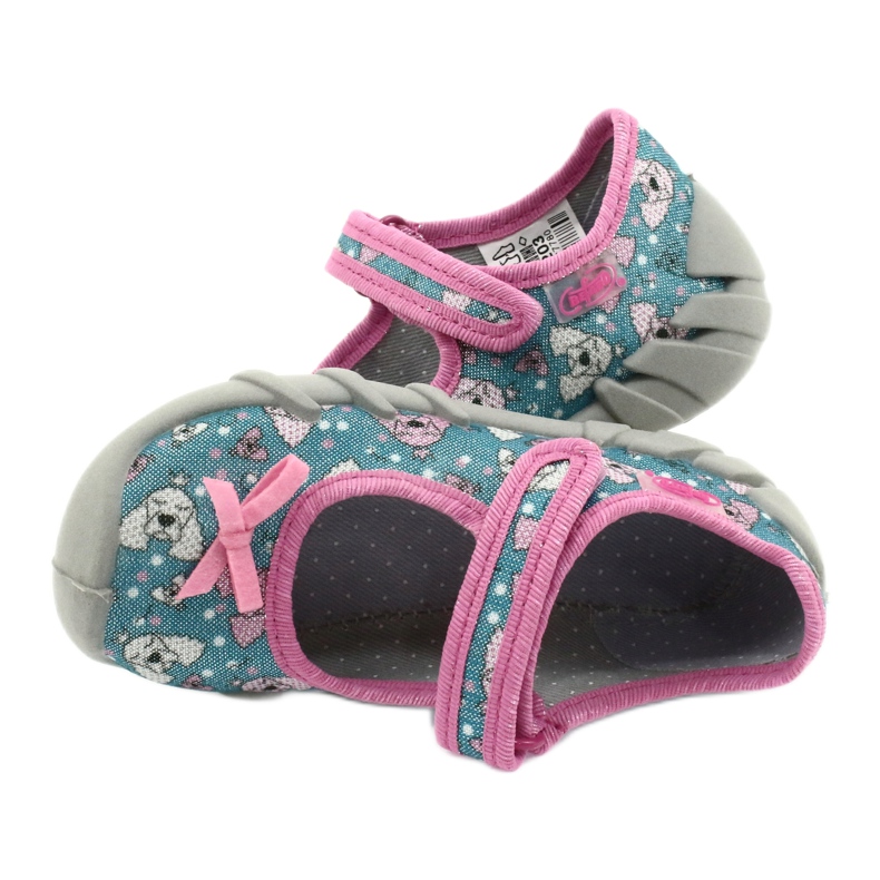 Chaussures pour enfants Befado 109P203 rose bleu 5