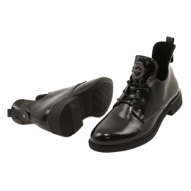 Bottines vernies Sergio Leone PB262 noir 3