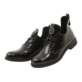 Bottines vernies Sergio Leone PB262 noir 5
