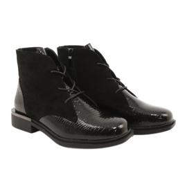 Bottes noires des travailleurs Sergio Leone BT401 5