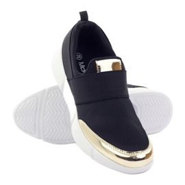 McKey Chaussures softshell sport or noir le noir jaune 3