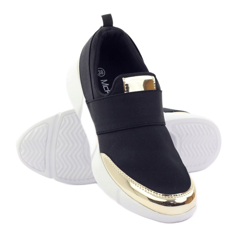 McKey Chaussures softshell sport or noir jaune 3