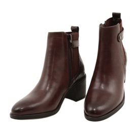 Bottes Marron Classiques Sergio Leone BT630 brun 2