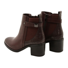 Bottes Marron Classiques Sergio Leone BT630 brun 4