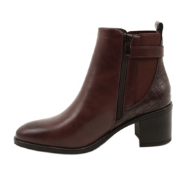 Bottes Marron Classiques Sergio Leone BT630 brun 1