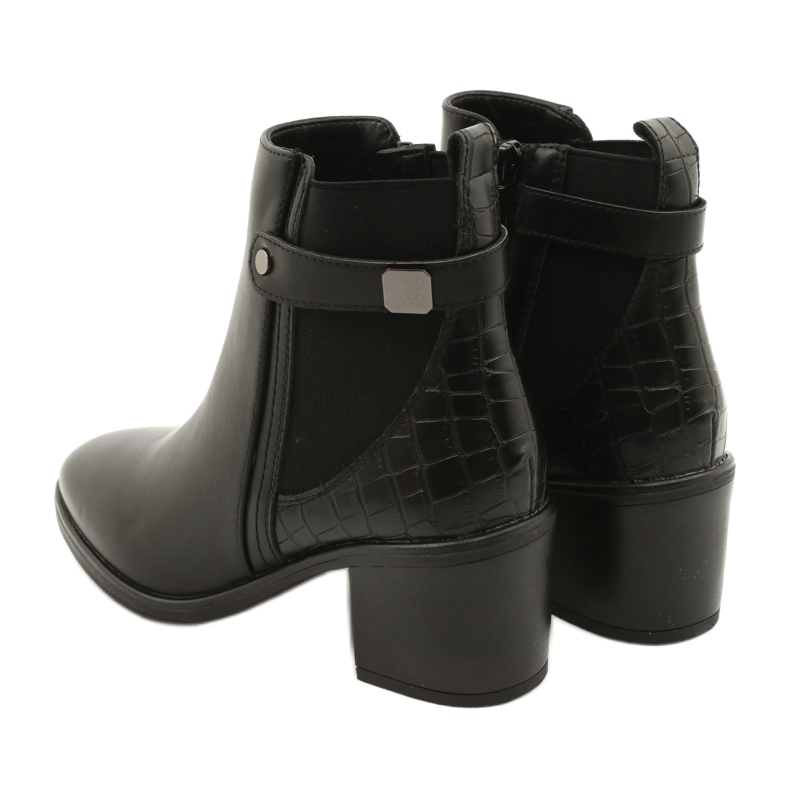 Bottes isolées classiques pour femmes Sergio Leone BT630 Black noir 5