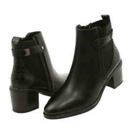 Bottes isolées classiques pour femmes Sergio Leone BT630 Black le noir 4