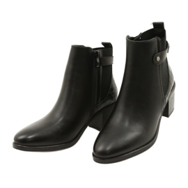 Bottes isolées classiques pour femmes Sergio Leone BT630 Black le noir 3