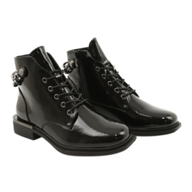 Bottes Avec Chaîne Sergio Leone BT405 Noir le noir 4