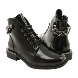 Bottes Avec Chaîne Sergio Leone BT405 Noir le noir 5