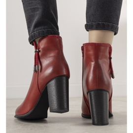 Bottines femme Murillo rouges 1 Bottines femme Murillo rouges 1