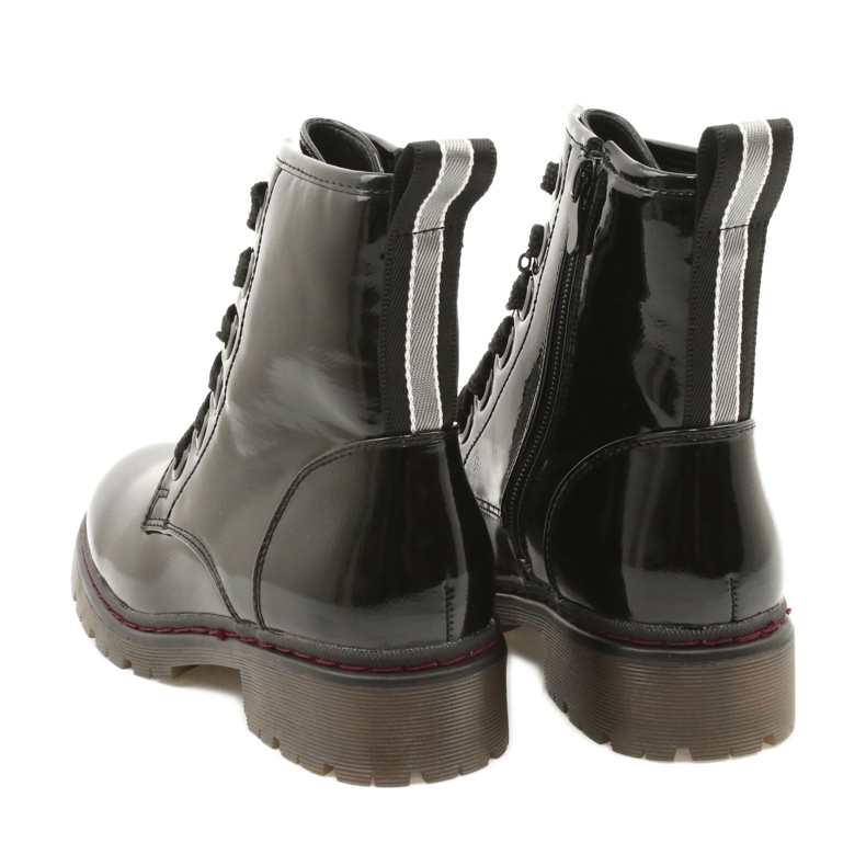 Bottes classiques féminines Verni Boots Evento 21BT35-4233 Black le noir 4