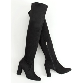 Bottines noires à talons SQ3269 Noir le noir 1