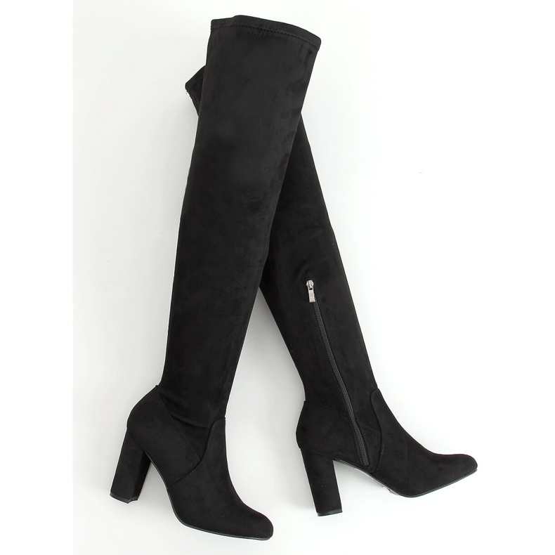 Bottines noires à talons SQ3269 Noir le noir 1