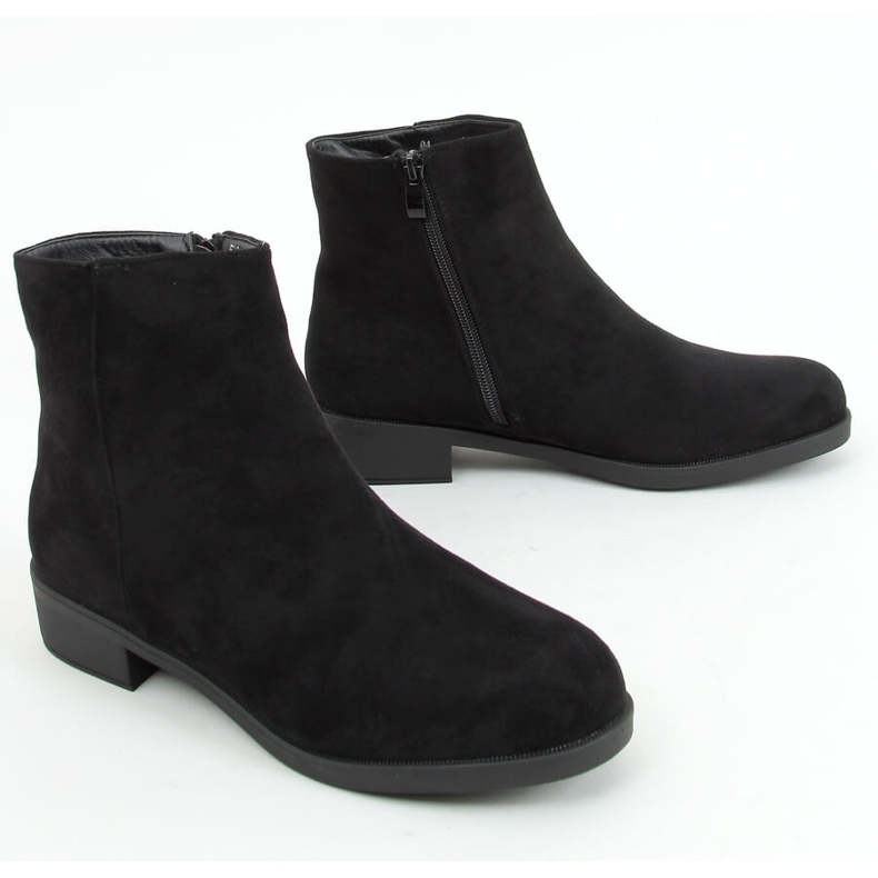 Bottines Chelsea classiques noires pour femmes 6215 Noir 1