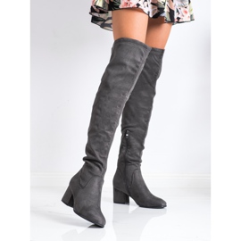 Seastar Bottes de mousquetaire grises 1