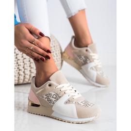 SHELOVET Baskets élégantes beige 1 SHELOVET Baskets élégantes beige 1