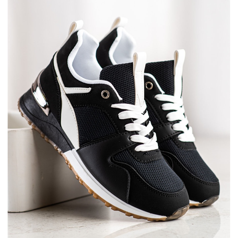 SHELOVET Baskets de sport noires le noir 2 SHELOVET Baskets de sport noires le noir 2