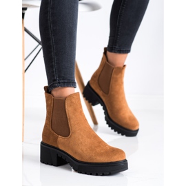Seastar Bottines Chelsea classiques brun 3