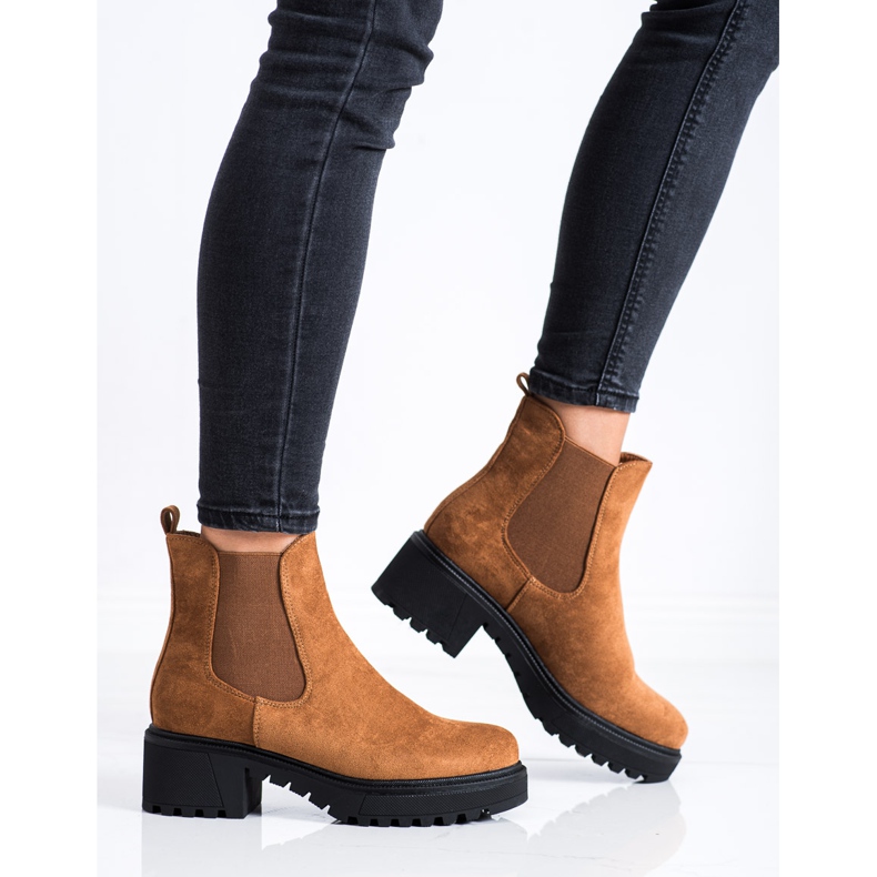 Seastar Bottines Chelsea classiques brun 2