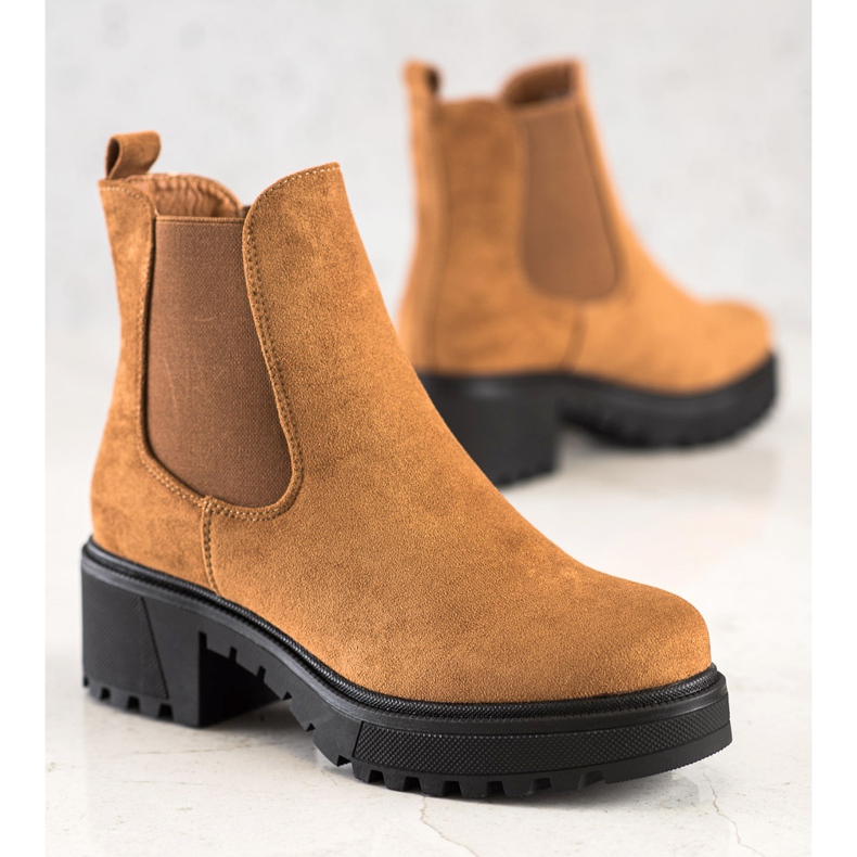 Seastar Bottines Chelsea classiques brun 1