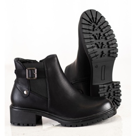 Renda Bottes confortables avec une boucle le noir 1