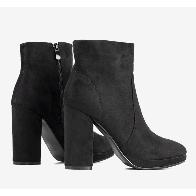 Bottines femme Merrados noires le noir 1