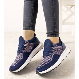 Baskets sport femme Thaïlande bleu marine rose 1 Baskets sport femme Thaïlande bleu marine rose 1