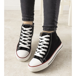 Baskets montantes noires Mediana 1