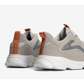 Chaussures de sport homme grises, baskets Rodarte 1