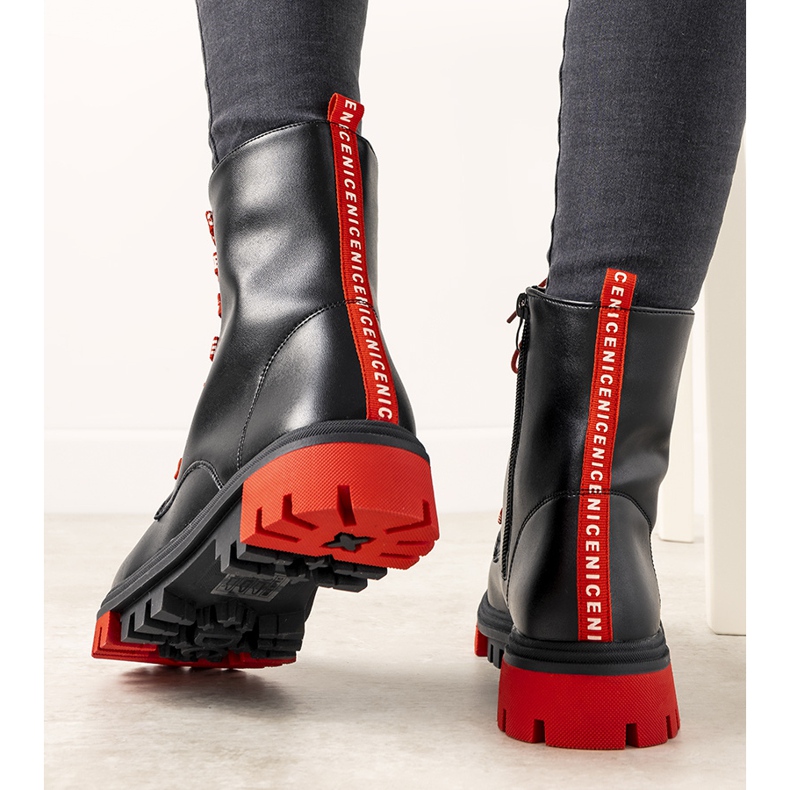 Bottines noires pour femmes Asha le noir 1