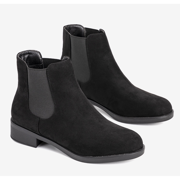 Bottes isolées classiques noires pour femmes Cristal 1