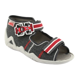 Chaussures enfant Befado 250P087 rouge gris 2 Chaussures enfant Befado 250P087 rouge gris 2