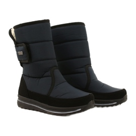 Les bottes sportives féminines progressent progj-21-08 bleu marine noir 4