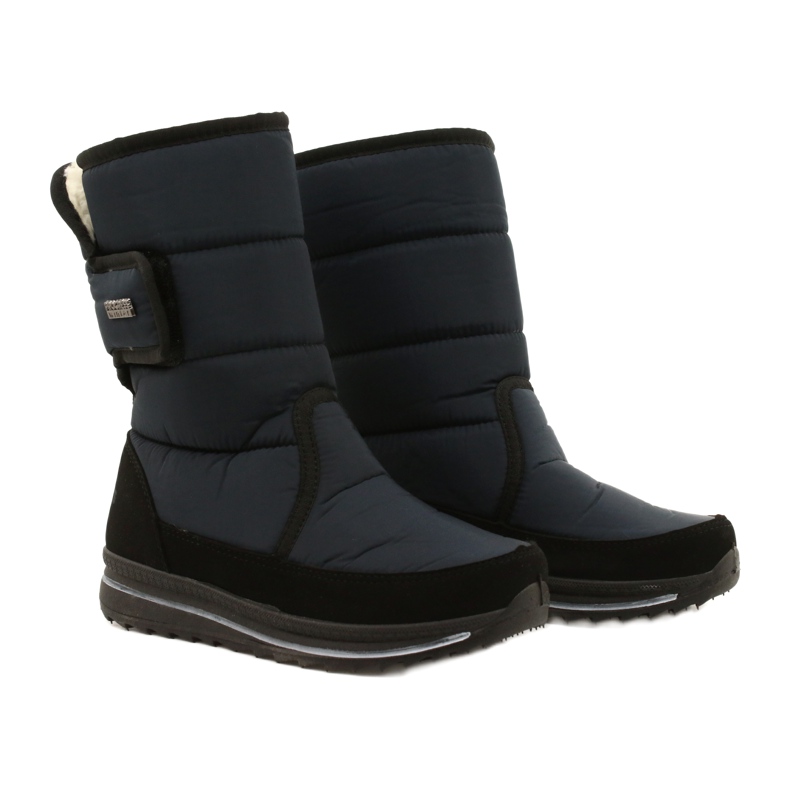 Les bottes sportives féminines progressent progj-21-08 bleu marine le noir 4