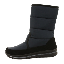 Les bottes sportives féminines progressent progj-21-08 bleu marine noir 1