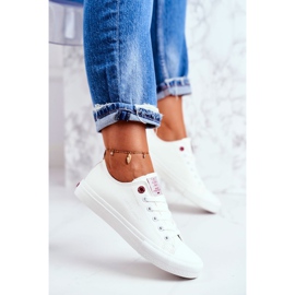 Baskets Femme Cross Jeans Blanc DD2R4030C blanche 1