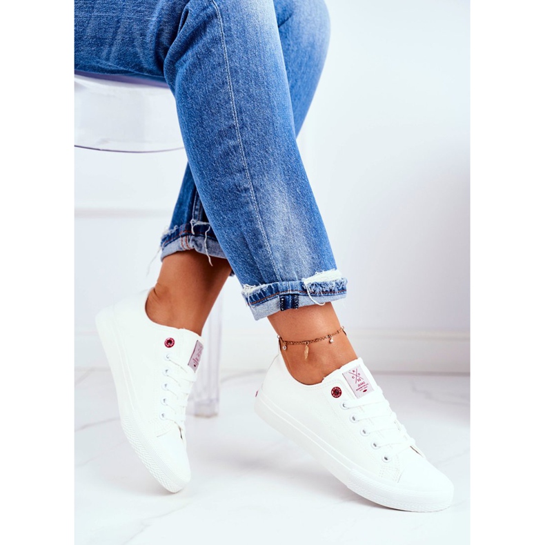 Baskets Femme Cross Jeans Blanc DD2R4030C blanche 2